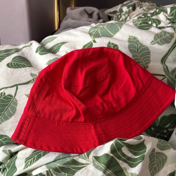 Red “I’m a Vibe” Bucket Hat main image 4